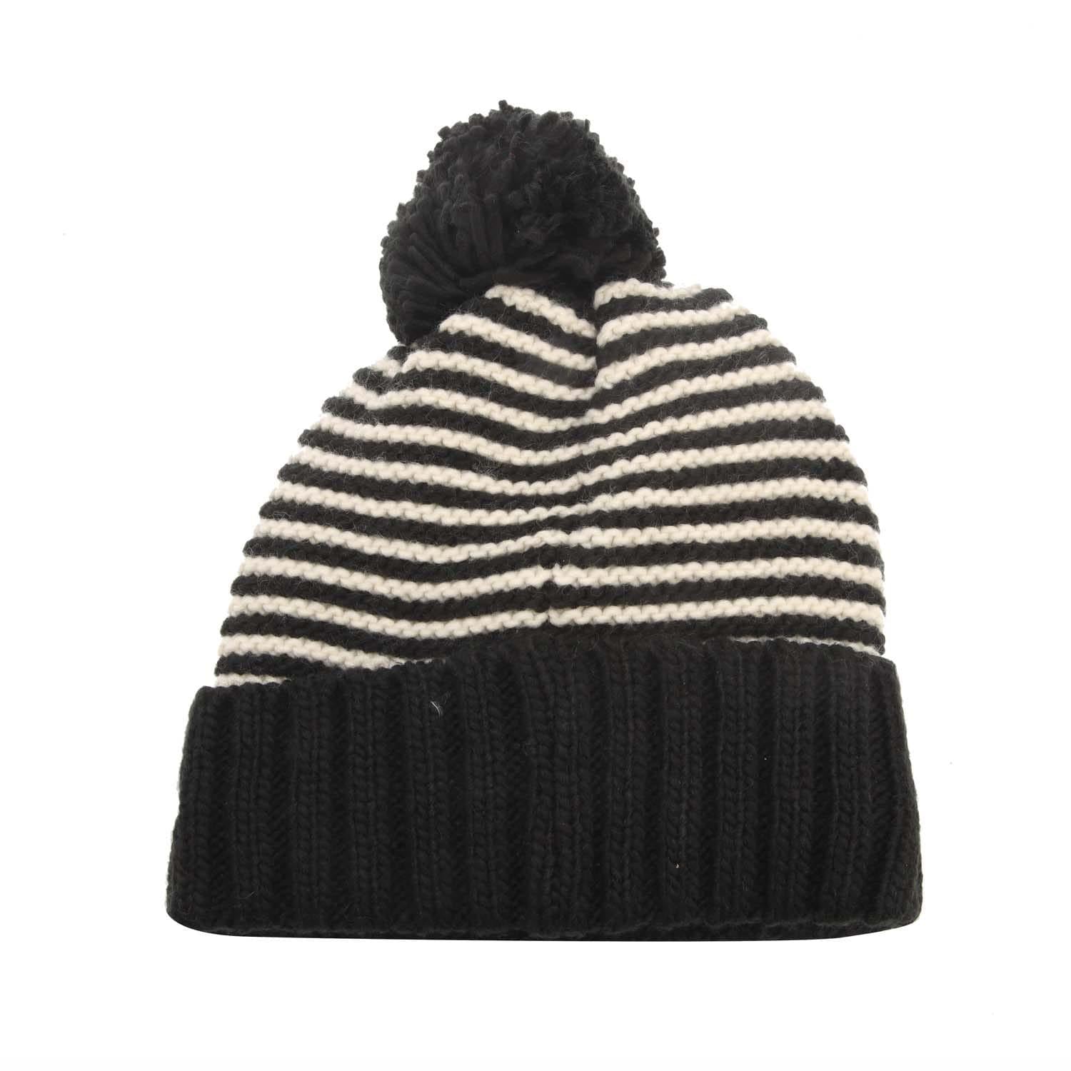 Black - Back - New Era Jake Knitted Beanie