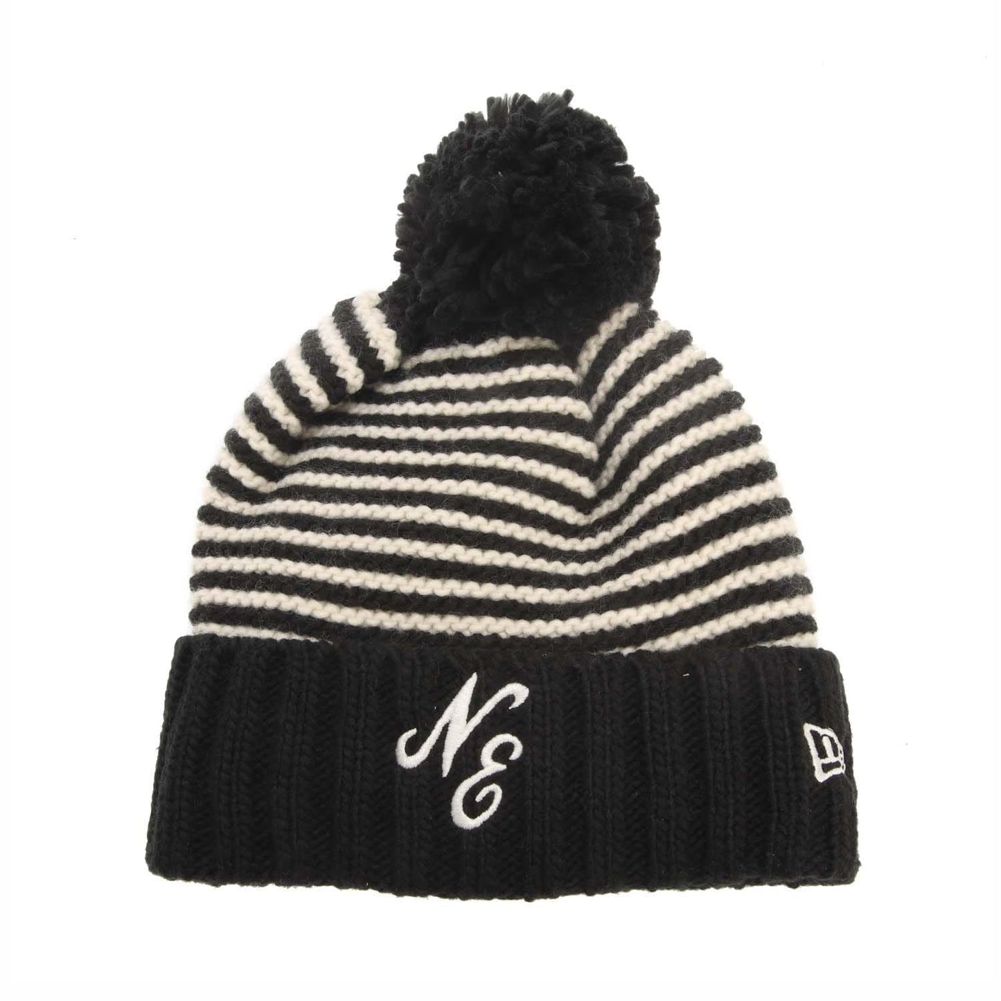 Black - Front - New Era Jake Knitted Beanie