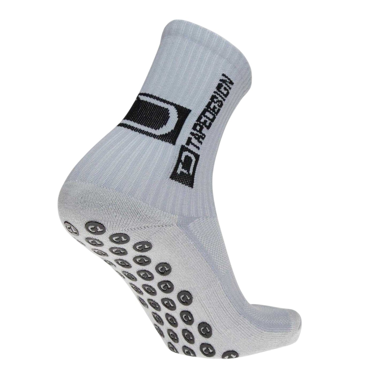 Light Grey - Front - Classic Unisex Adult Classic Grip Ankle Socks
