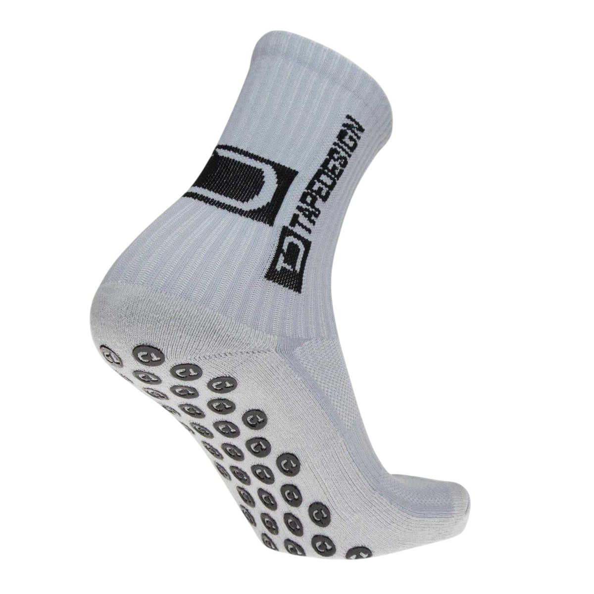 Light Grey - Front - Classic Unisex Adult Classic Grip Ankle Socks