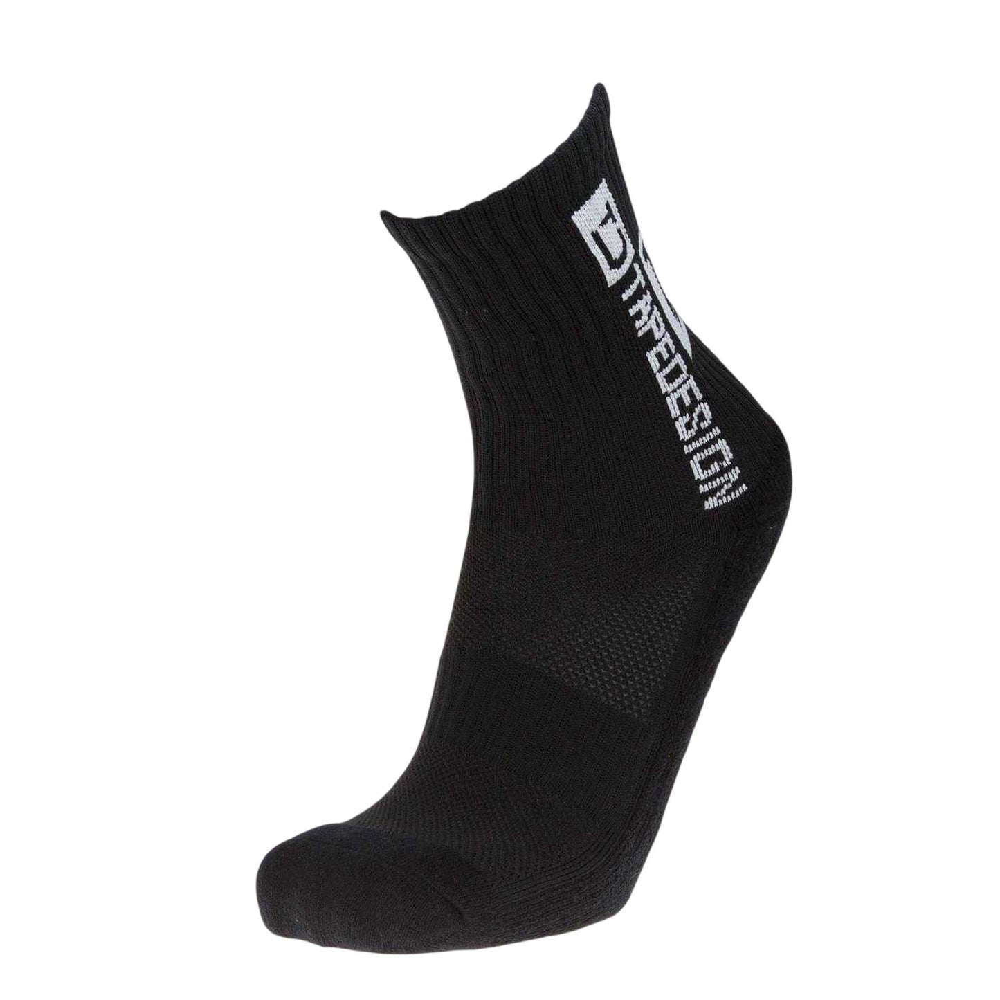 Black - Front - Classic Unisex Adult Classic Grip Ankle Socks