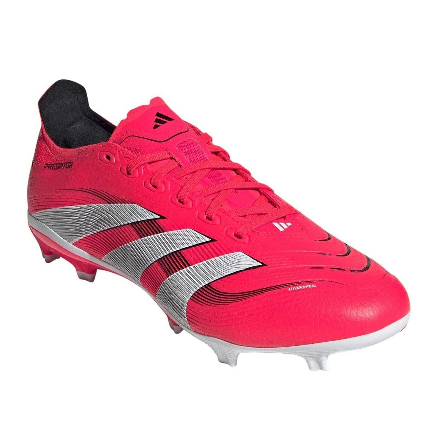 Red-White - Pack Shot - Adidas Mens League Firm Ground Football Boots