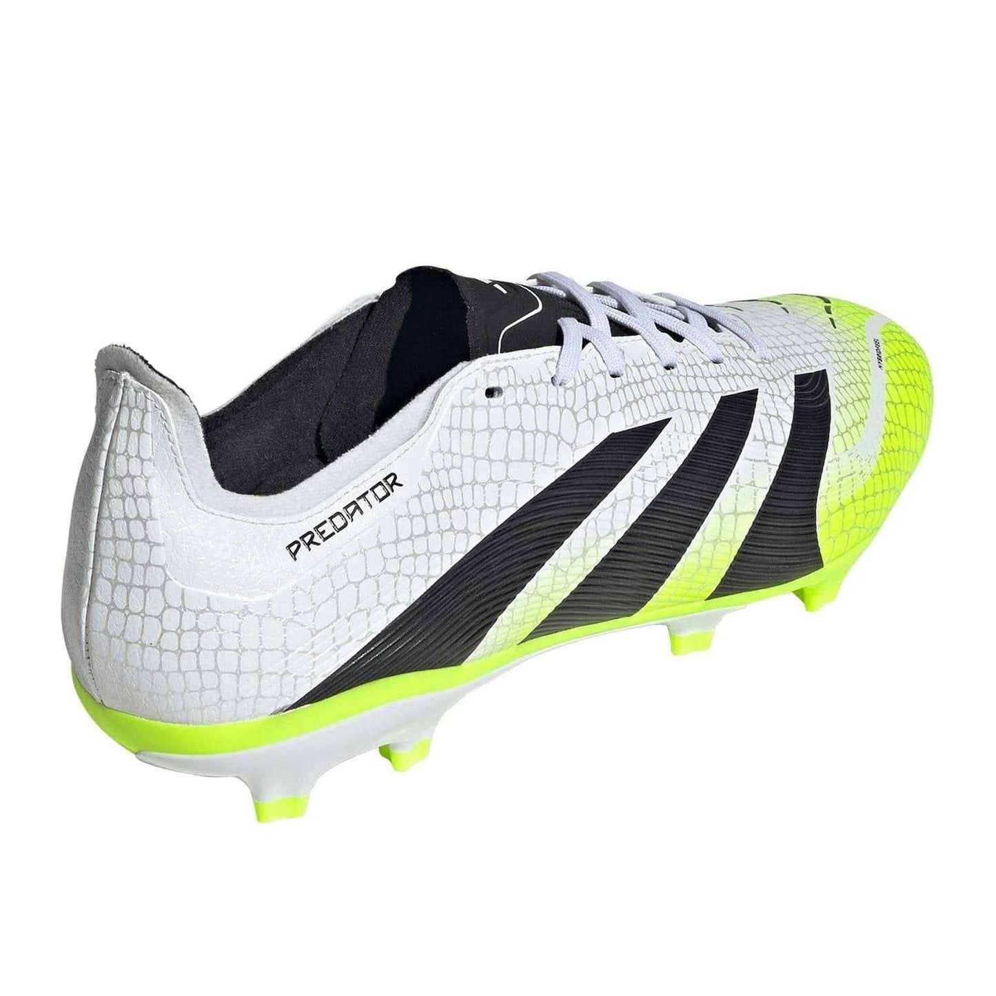 White-Black-Lemon - Back - Adidas Mens League Firm Ground Football Boots
