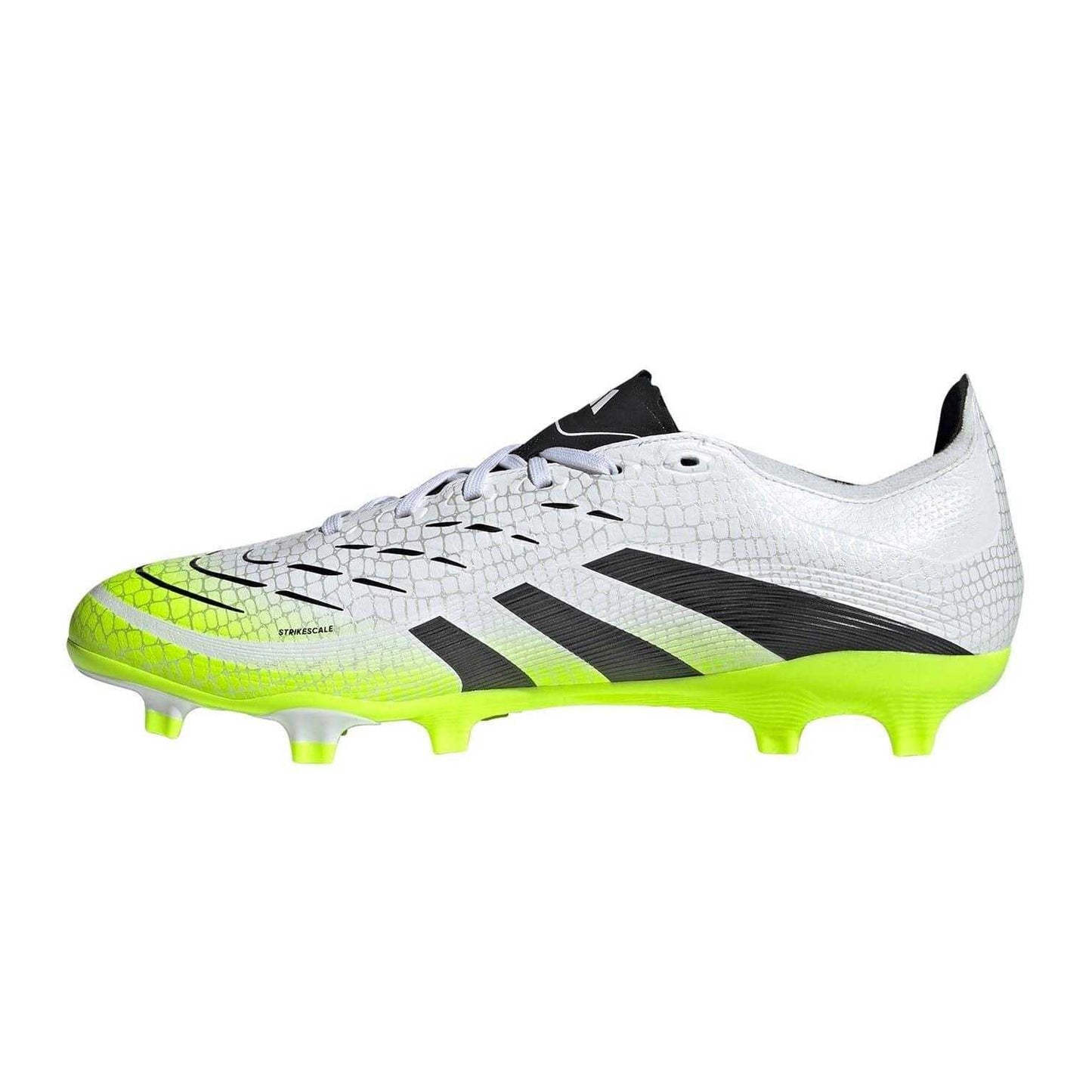 White-Black-Lemon - Side - Adidas Mens League Firm Ground Football Boots