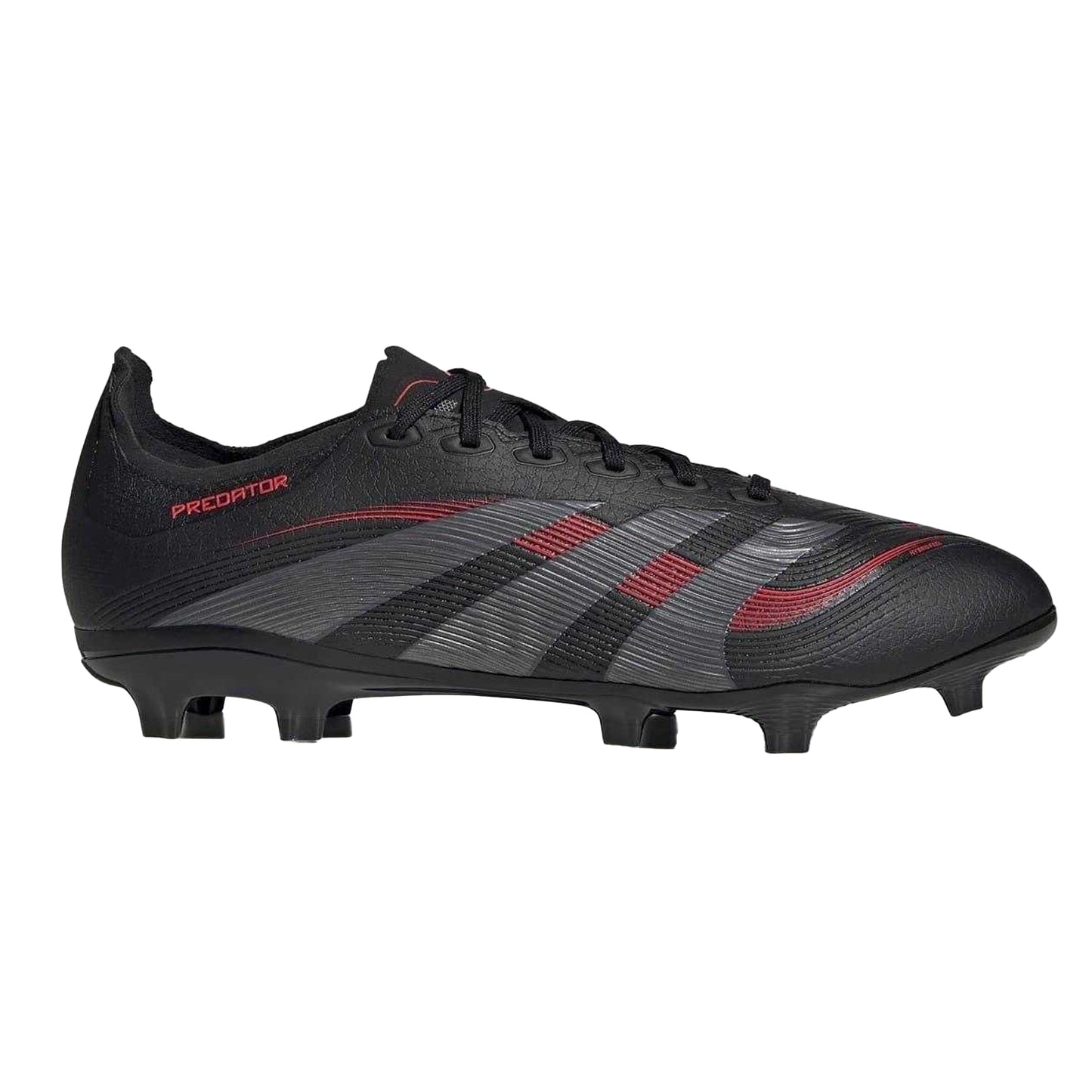 Black-Grey - Front - Adidas Mens League Firm Ground Football Boots