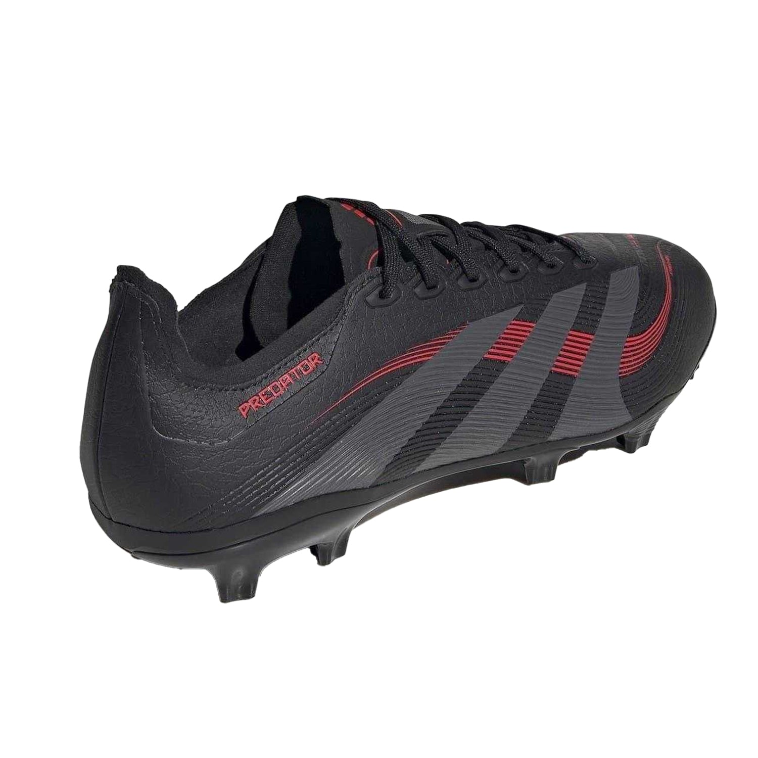Black-Grey - Back - Adidas Mens League Firm Ground Football Boots