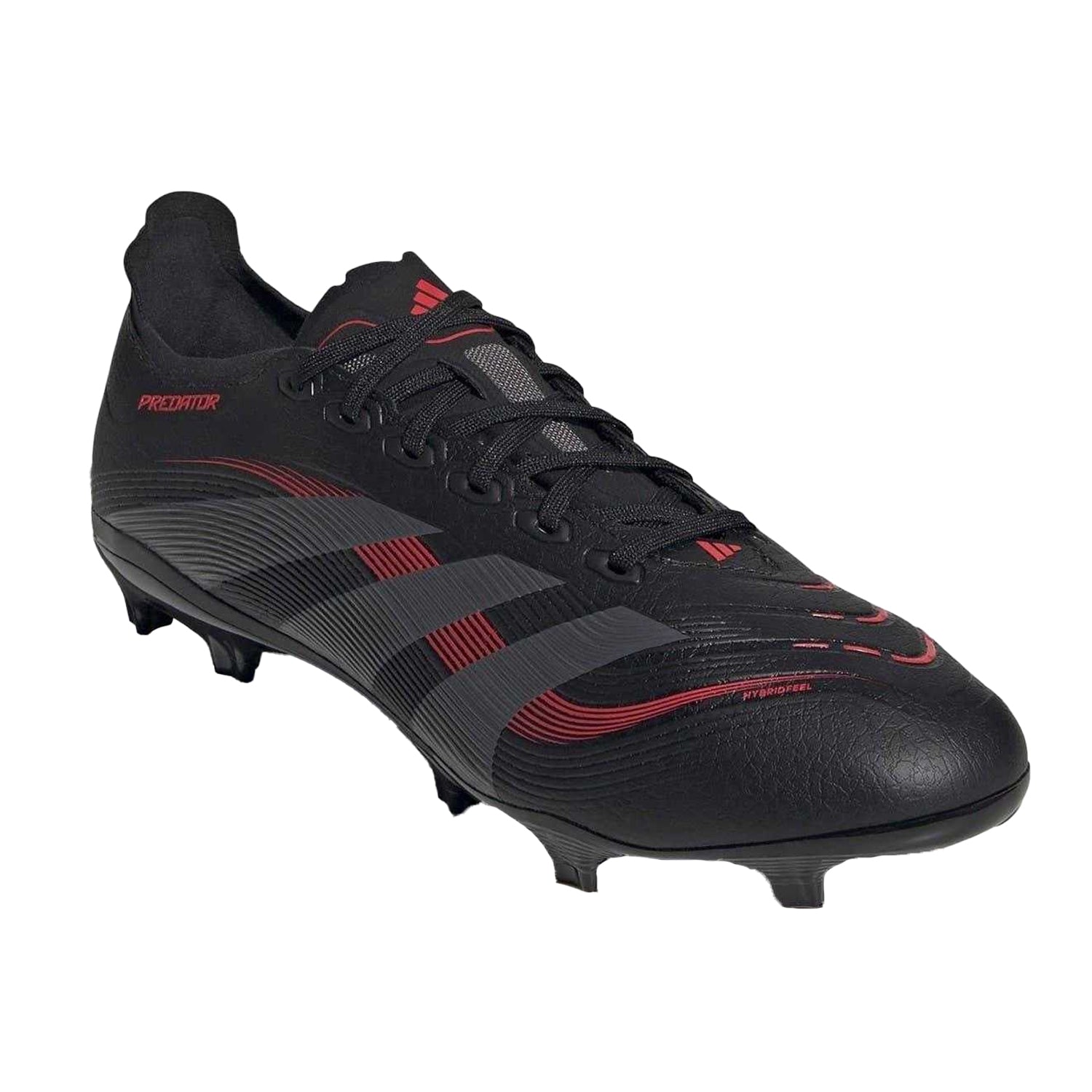 Black-Grey - Pack Shot - Adidas Mens League Firm Ground Football Boots