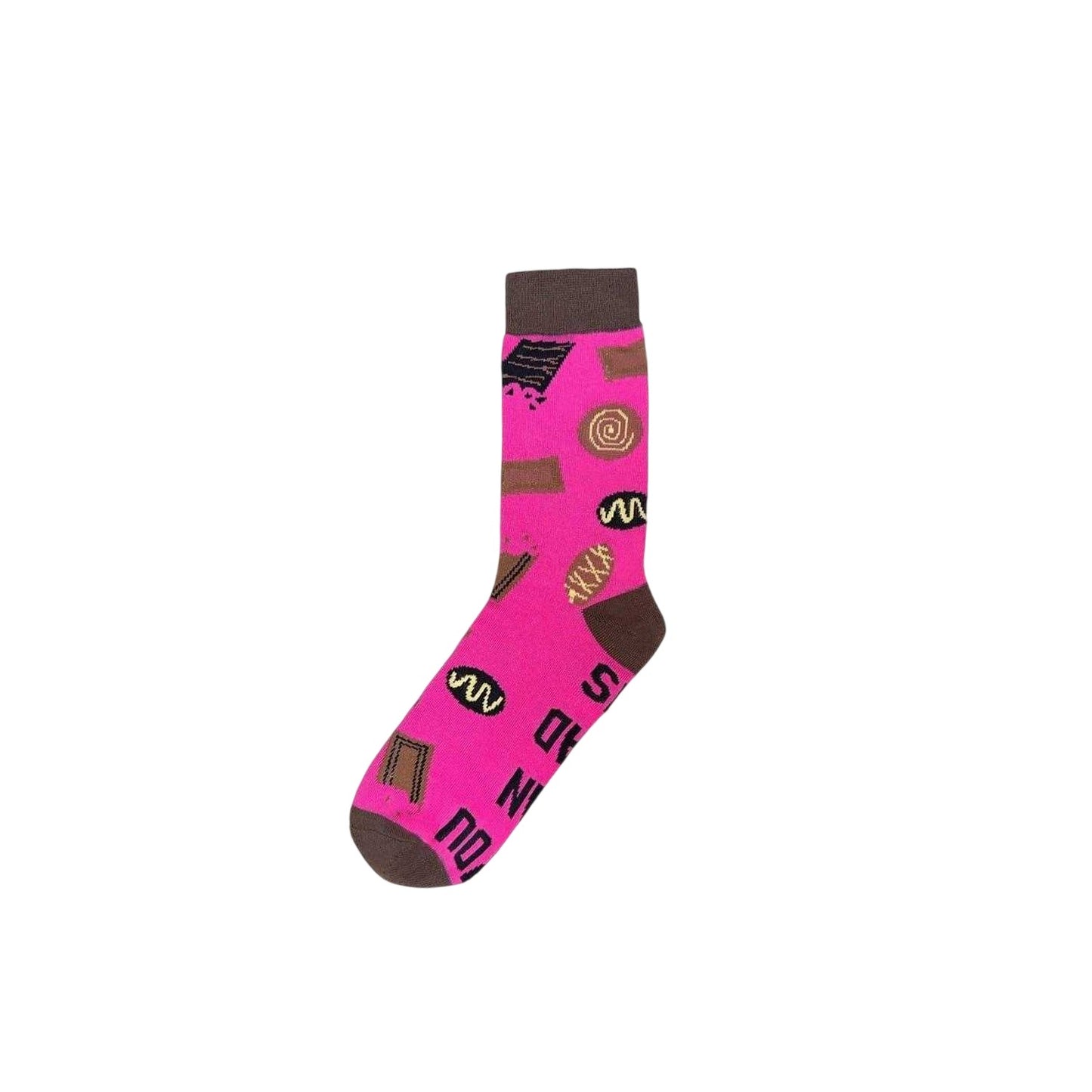 Pop-Multicoloured - Back - Star Mens Cotton Blend Crew Socks