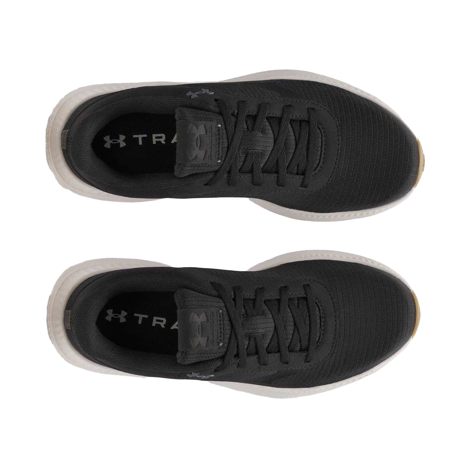 Black - Side - Under Armour Womens-Ladies Aurora Gum Low Cut Running Trainers