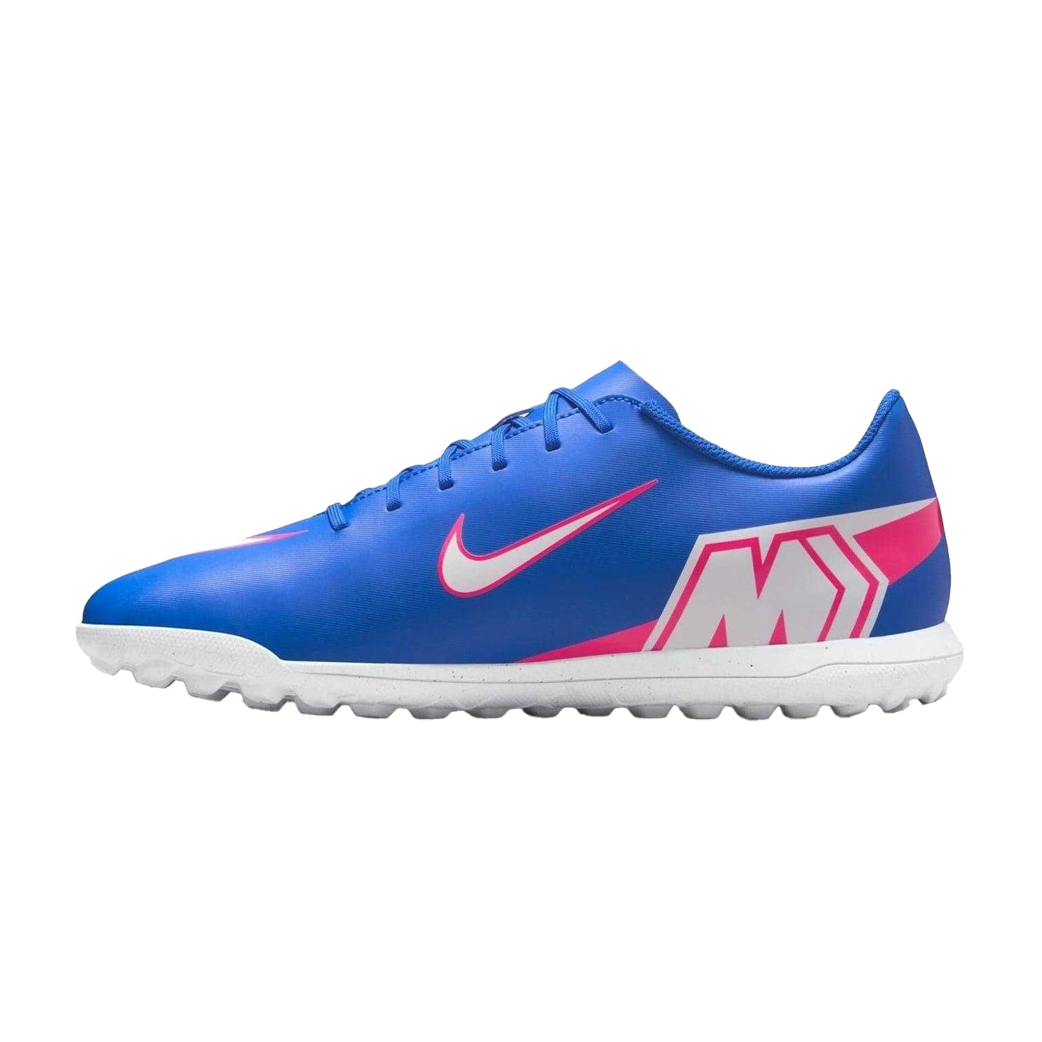 Blue-White-Pink - Side - Nike Mens Mercurial Vapor 16 Leather Football Boots
