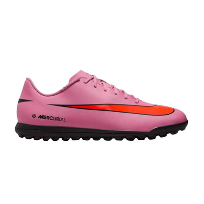 Pink-Black - Front - Nike Mens Mercurial Vapor 16 Leather Football Boots