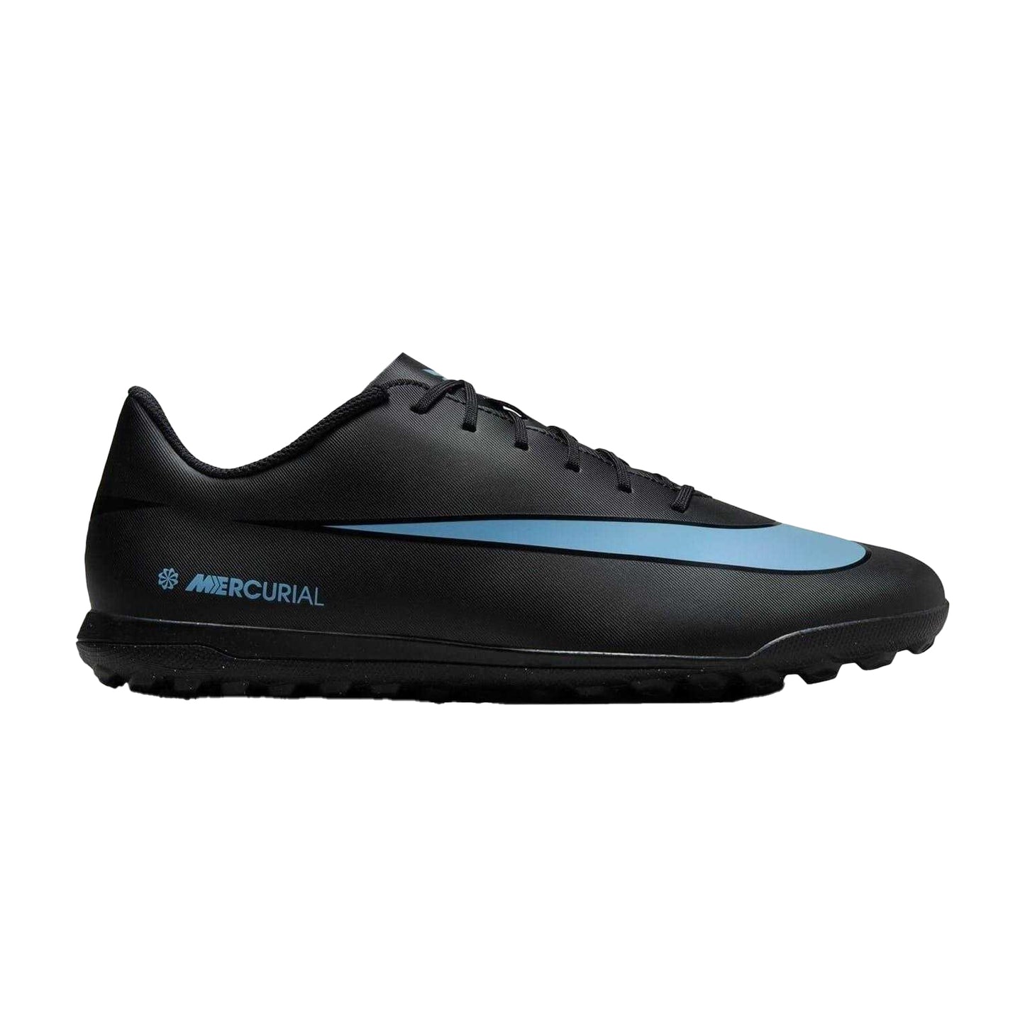 Black-Blue - Front - Nike Mens Mercurial Vapor 16 Leather Football Boots