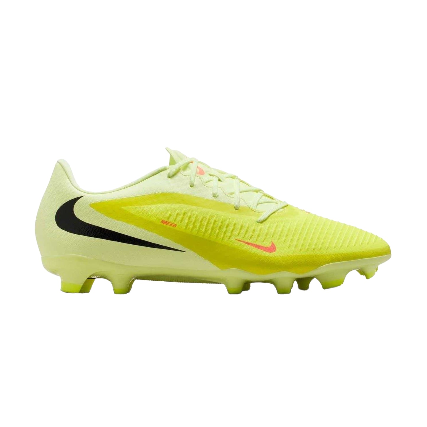 Crimson-Volt - Front - Nike Mens Phantom GX II Academy Firm Ground Football Boots