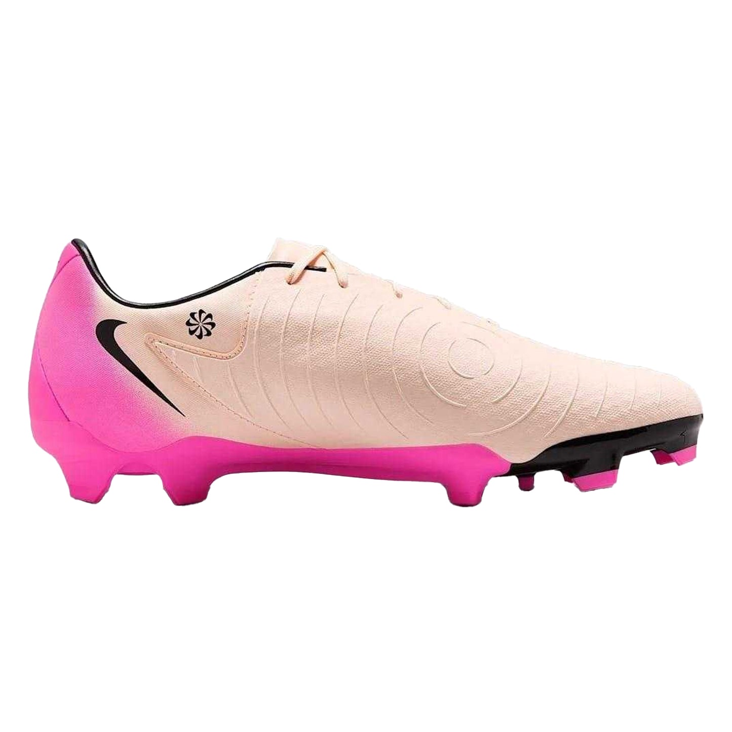 Orange-Pink - Front - Nike Mens Phantom GX II Academy Firm Ground Football Boots