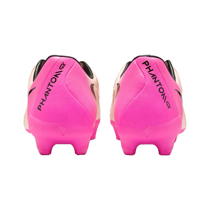 Orange-Pink - Back - Nike Mens Phantom GX II Academy Firm Ground Football Boots