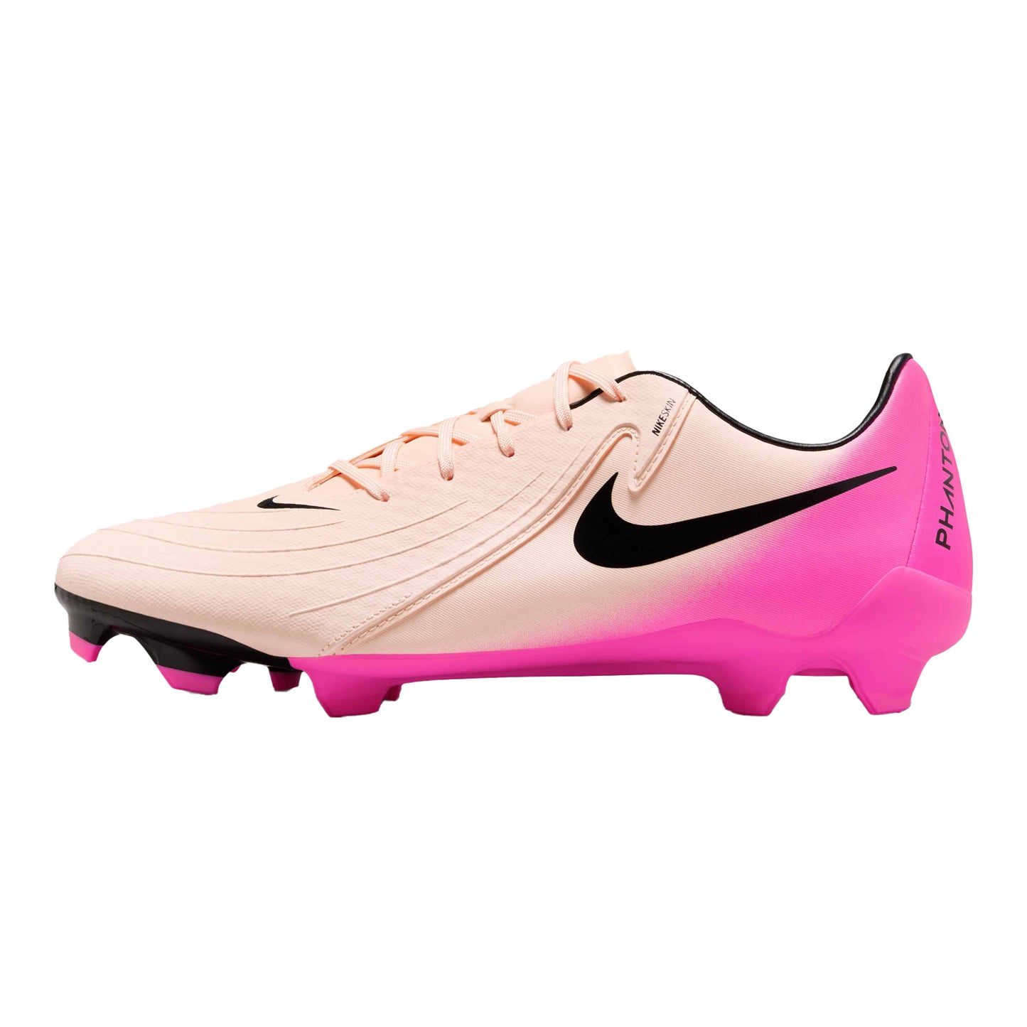 Orange-Pink - Side - Nike Mens Phantom GX II Academy Firm Ground Football Boots