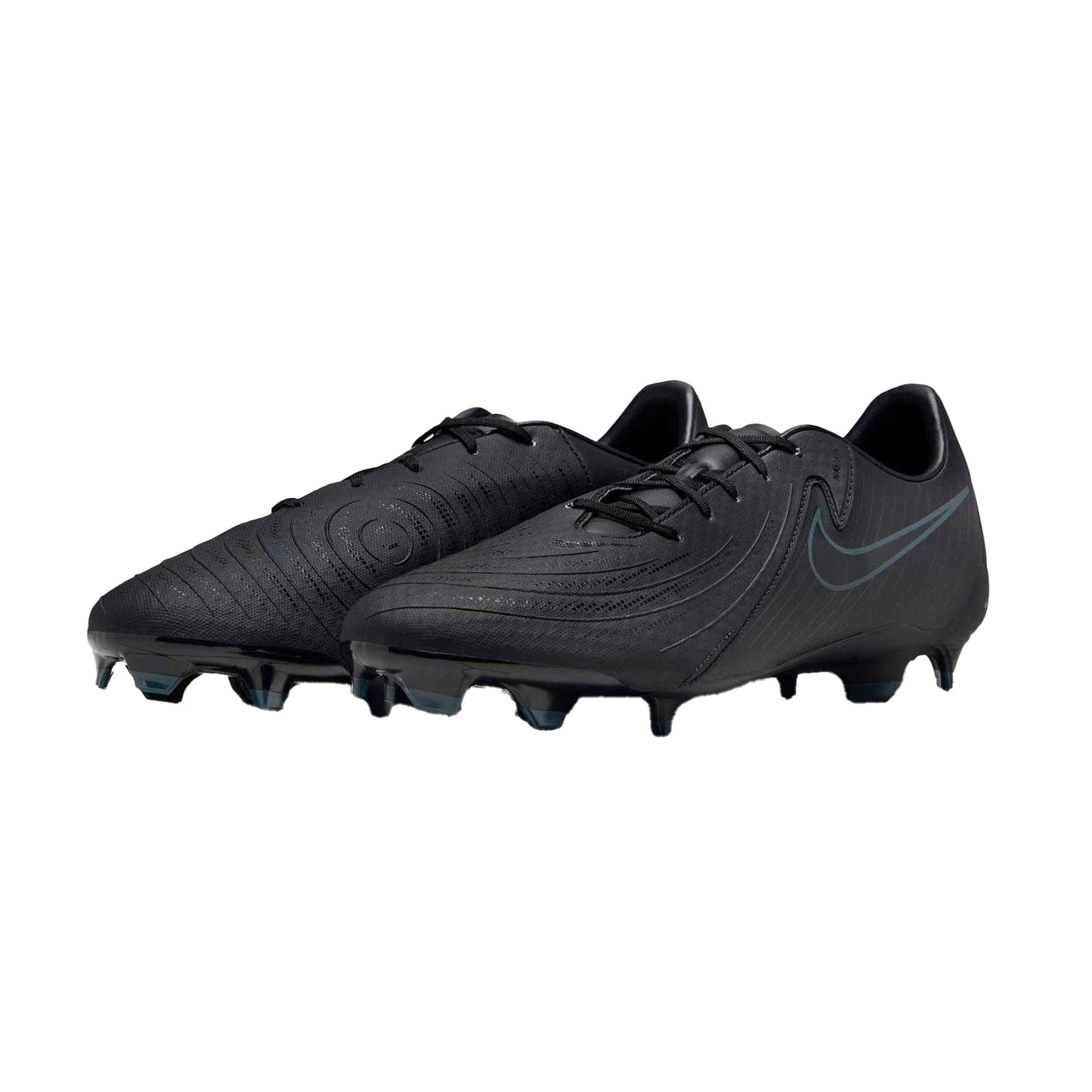 Black-Green - Pack Shot - Nike Mens Phantom GX II Academy Firm Ground Football Boots