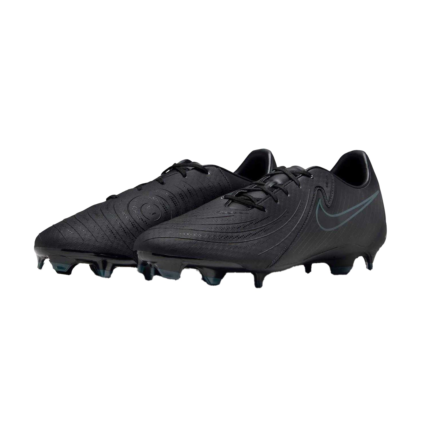 Black-Green - Pack Shot - Nike Mens Phantom GX II Academy Firm Ground Football Boots