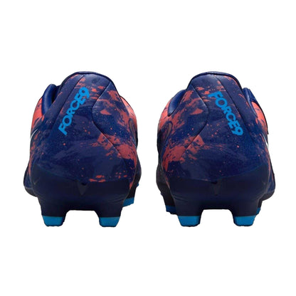 Blue-Chrome - Back - Nike Mens Phantom GX II Academy Firm Ground Football Boots