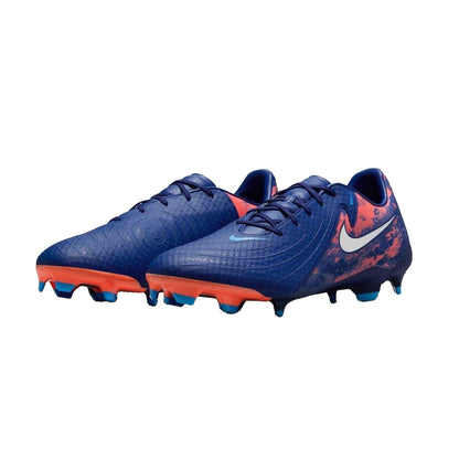 Blue-Chrome - Pack Shot - Nike Mens Phantom GX II Academy Firm Ground Football Boots