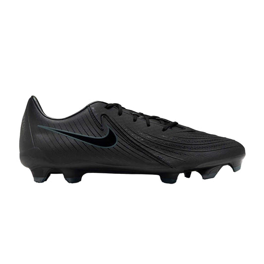 Black-Green - Front - Nike Mens Phantom GX II Academy Firm Ground Football Boots