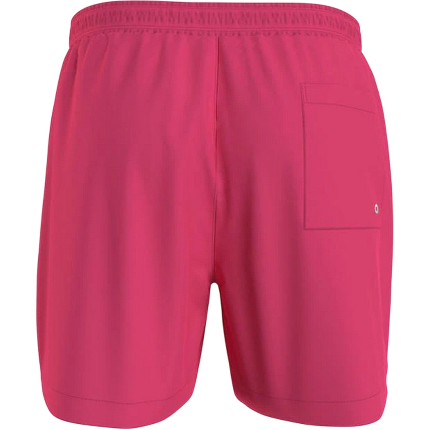 Pink - Back - Calvin Klein Mens Logo Polyester Swim Shorts