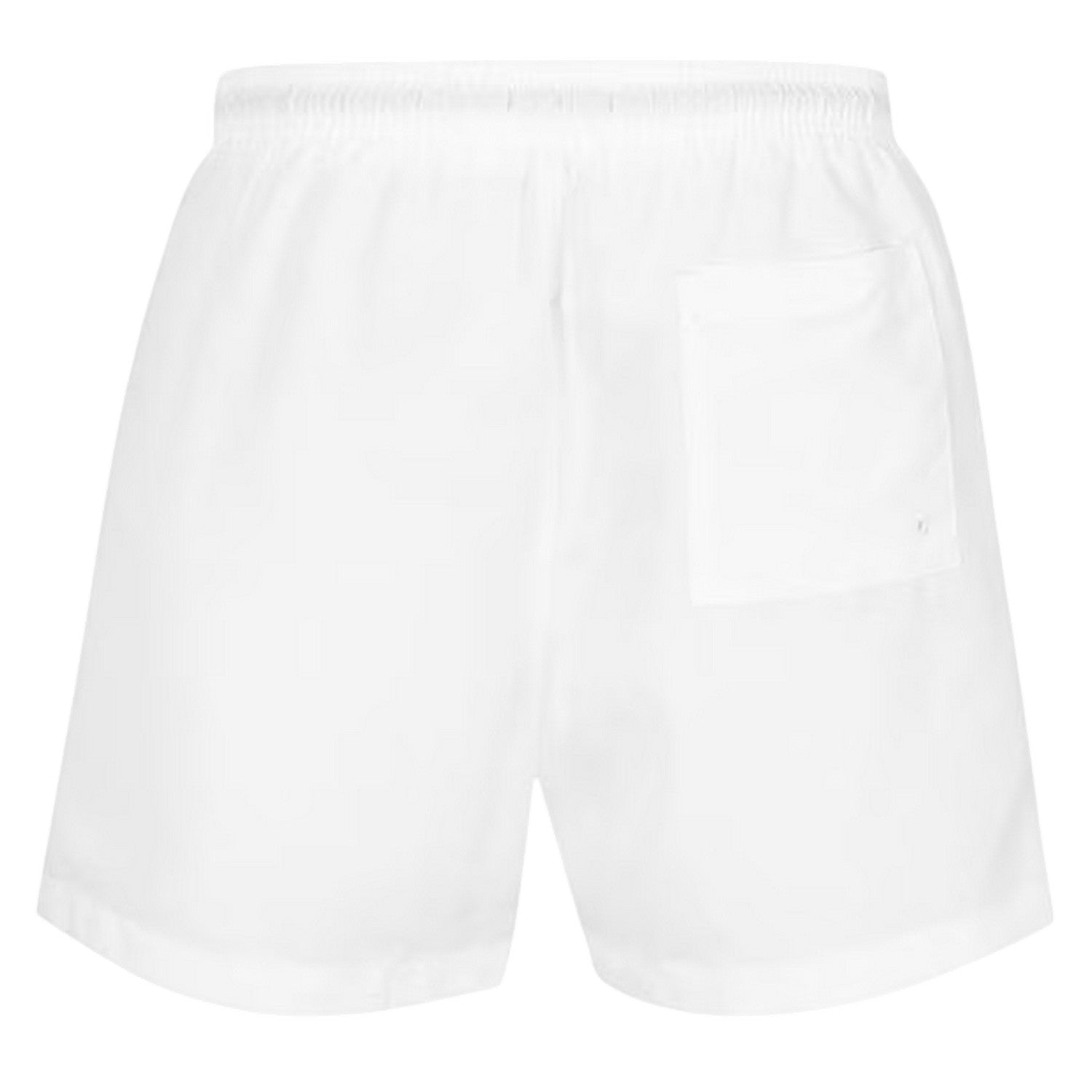 White - Back - Calvin Klein Mens Logo Polyester Swim Shorts
