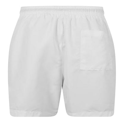 White-Off White - Back - Calvin Klein Mens Logo Polyester Swim Shorts