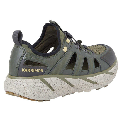 Olive - Back - Karrimor Mens Palmerston Dynagrip Sandals