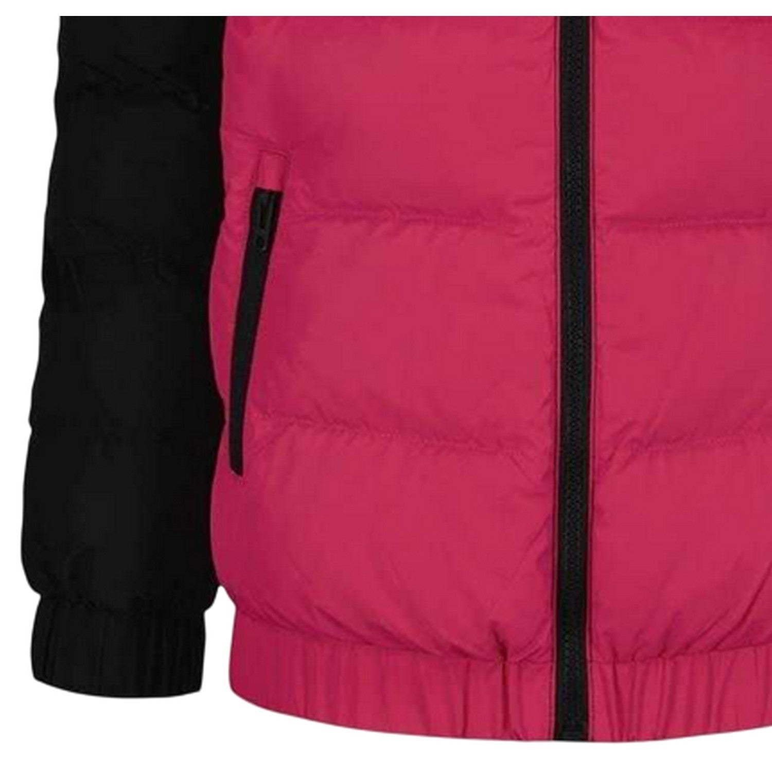 Black-Pink - Lifestyle - Under Armour Childrens-Kids Colour Block Lightweight Puffer Jacket
