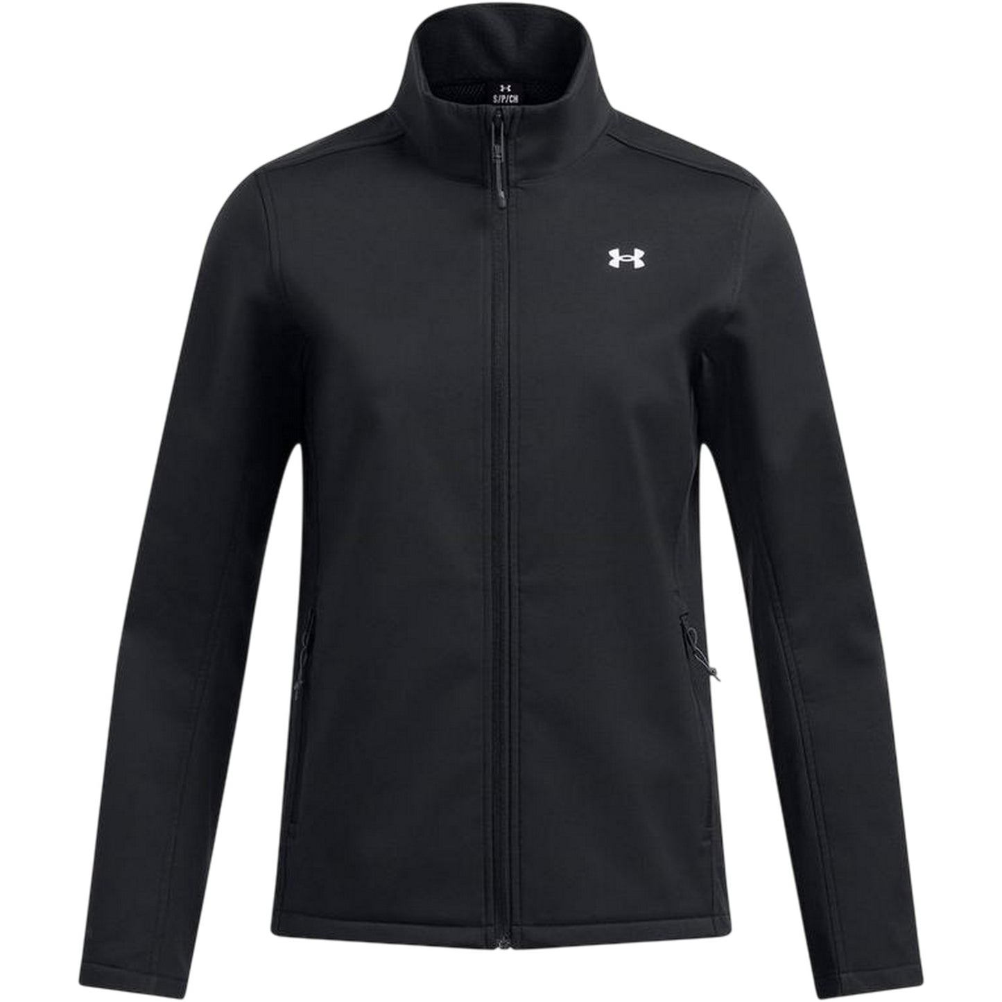 Black - Back - Under Armour Womens-Ladies Small Logo Lightweight Training Puffer Jacket