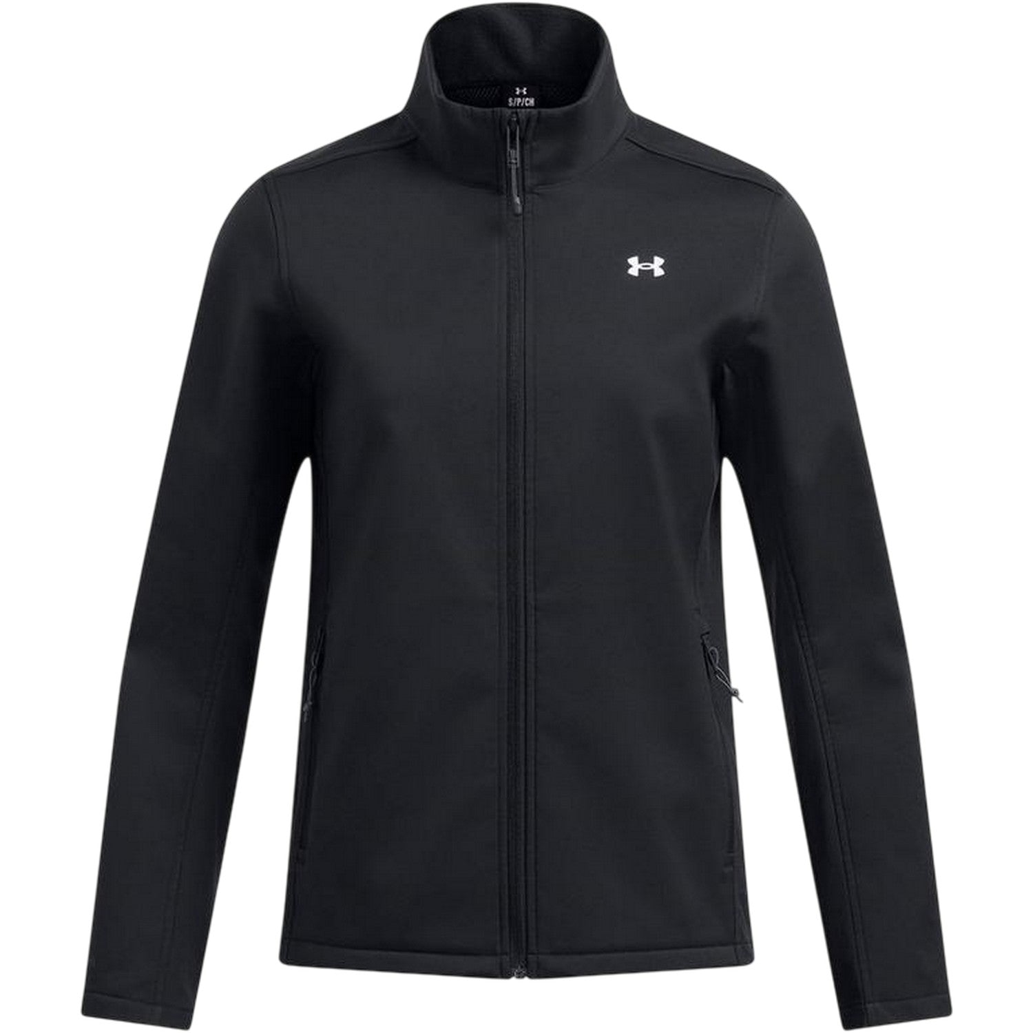 Black - Back - Under Armour Womens-Ladies Small Logo Lightweight Training Puffer Jacket