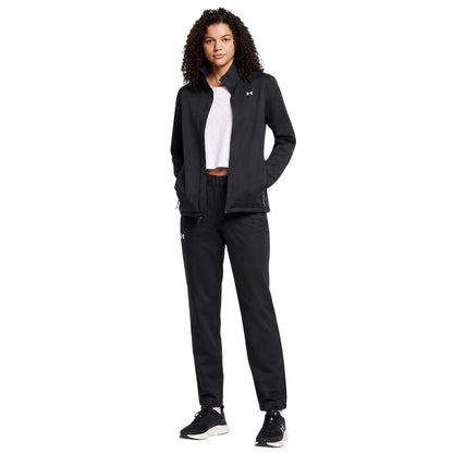 Black - Pack Shot - Under Armour Womens-Ladies Small Logo Lightweight Training Puffer Jacket