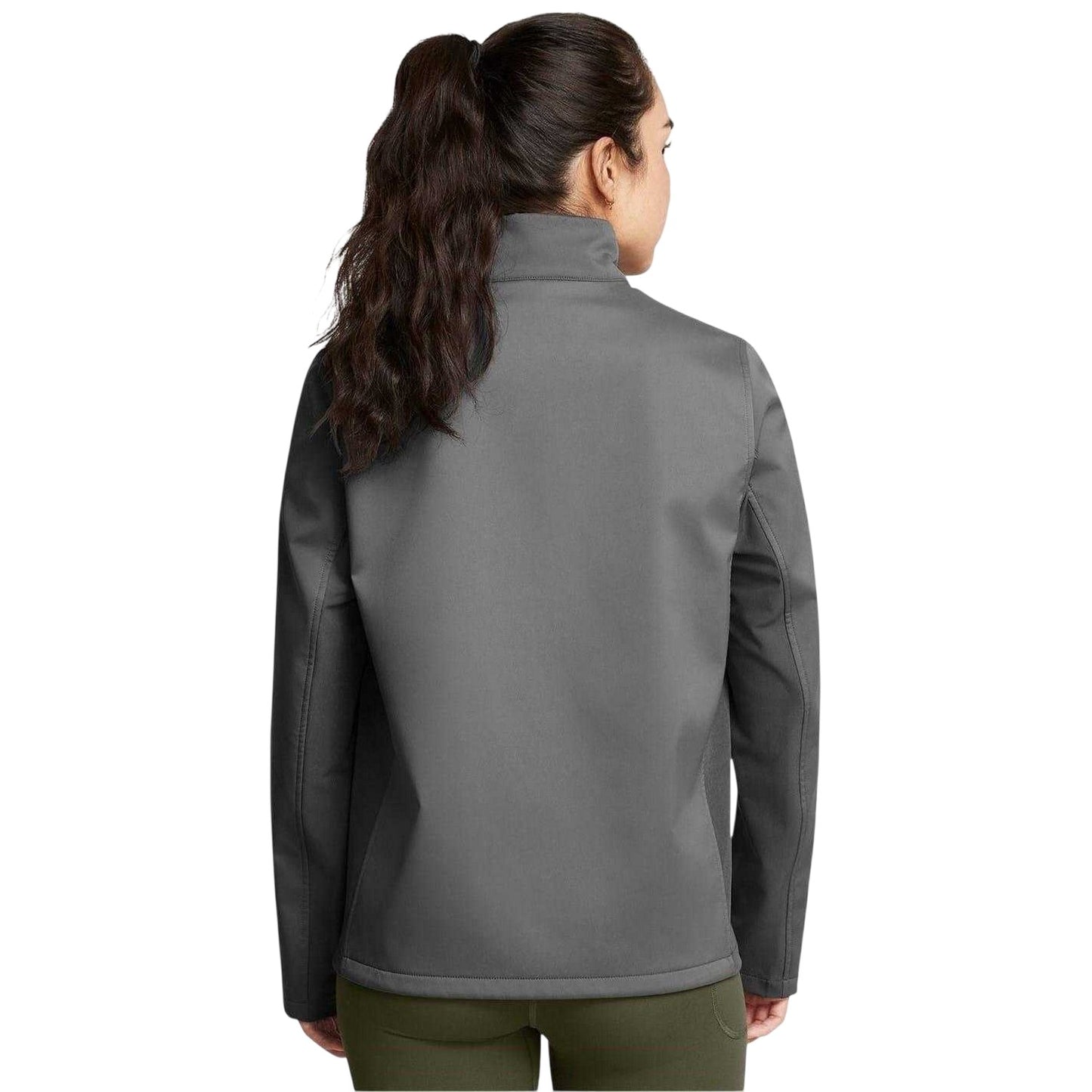 Grey - Side - Under Armour Womens-Ladies Small Logo Lightweight Training Puffer Jacket
