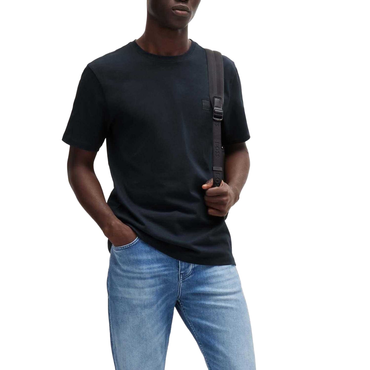 Dark Blue - Lifestyle - Boss Mens Tales T-Shirt