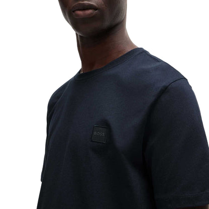Dark Blue - Pack Shot - Boss Mens Tales T-Shirt