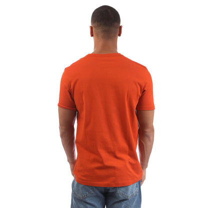 Orange - Back - Boss Mens Tales T-Shirt