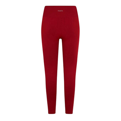 Red - Back - 4th & Reckless Womens-Ladies Seamless Leggings