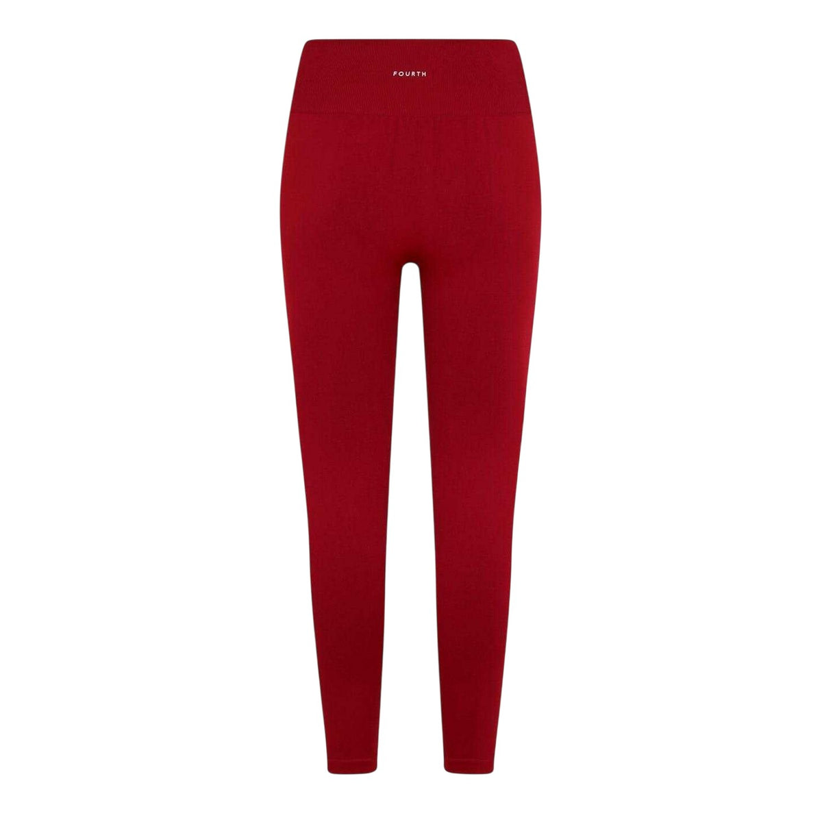 Red - Back - 4th & Reckless Womens-Ladies Seamless Leggings