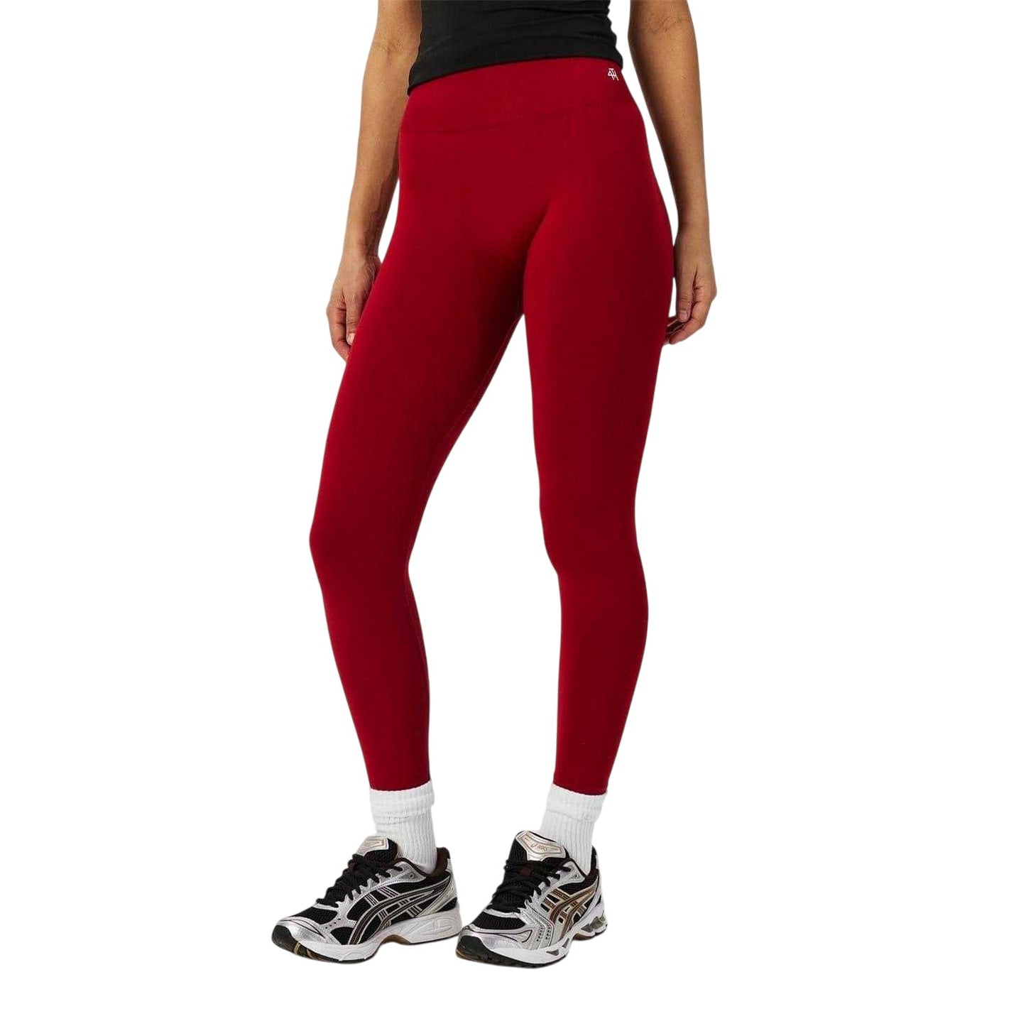 Red - Side - 4th & Reckless Womens-Ladies Seamless Leggings