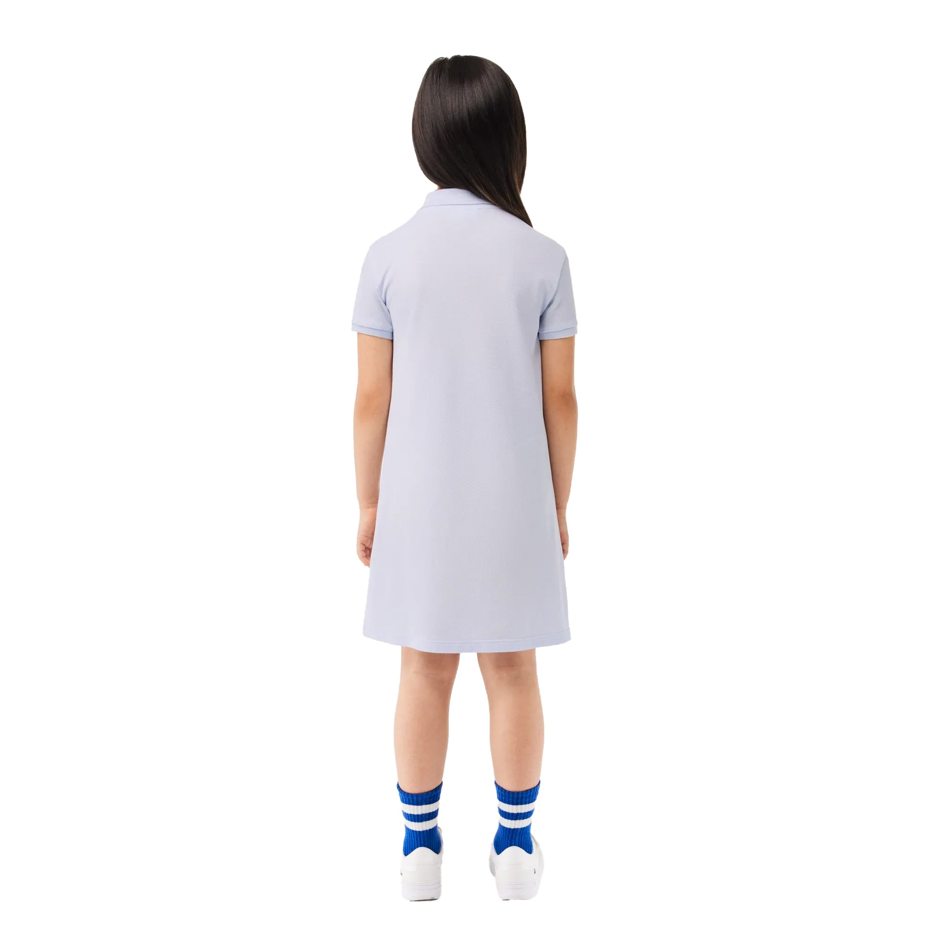 Blue - Lifestyle - Lacoste Girls Crocodile Pique Dress