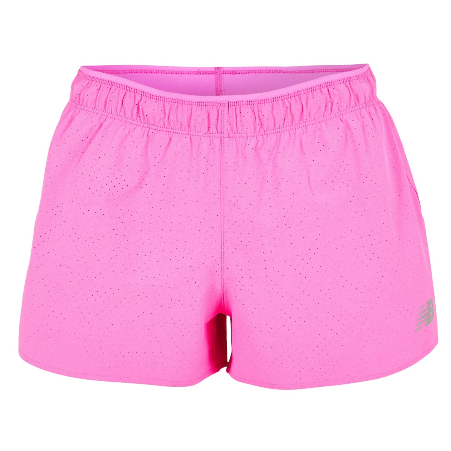 Pink - Front - New Balance Womens-Ladies RC Athletics 3 Lightweight Running Shorts