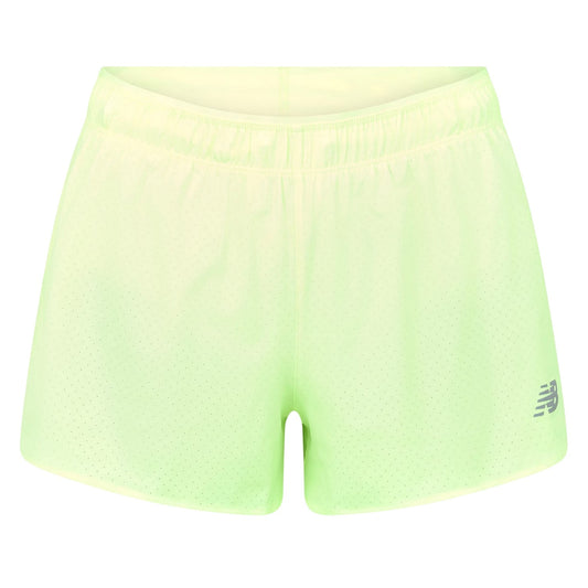 Green - Front - New Balance Womens-Ladies RC Athletics 3 Lightweight Running Shorts