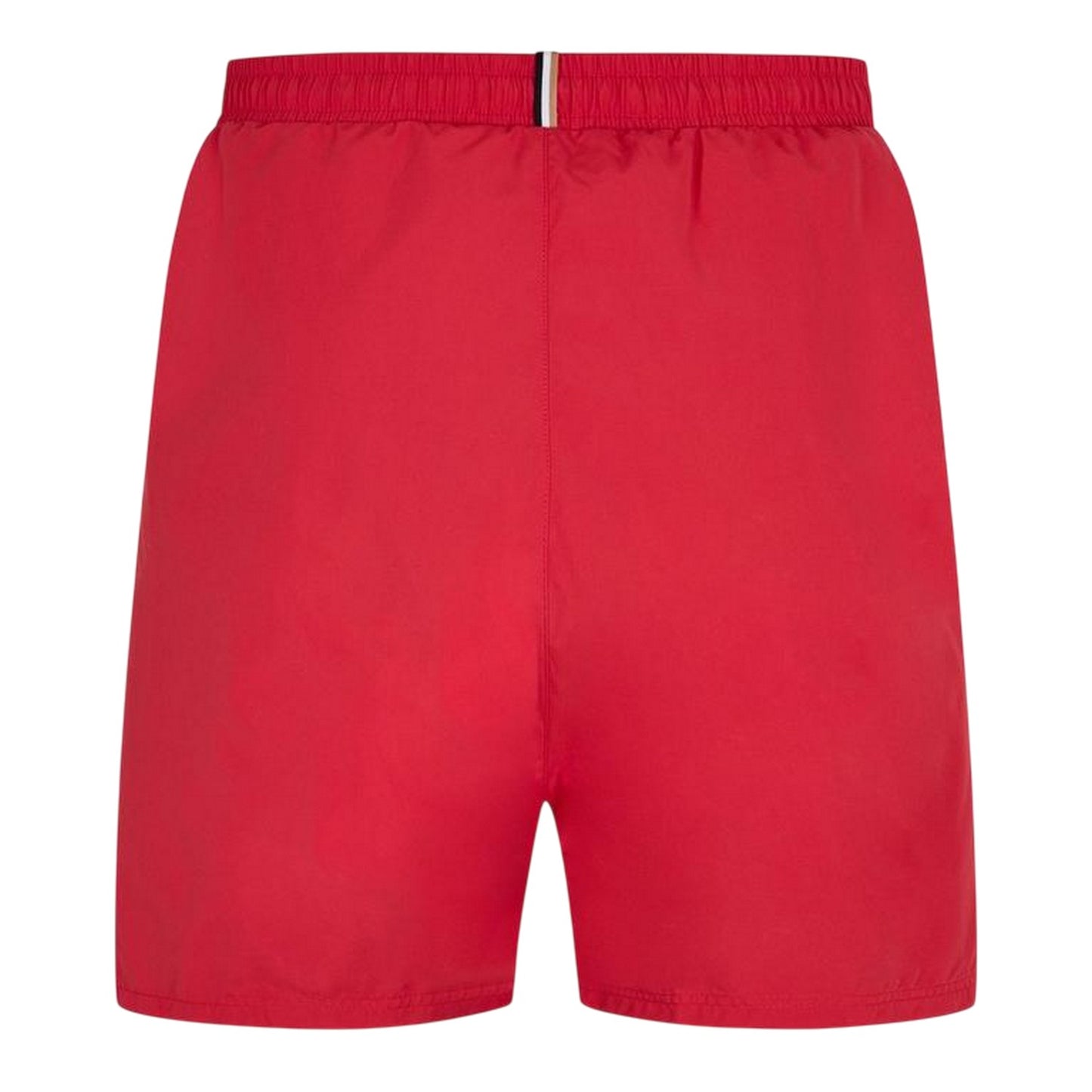 Bright Red - Back - Boss Mens Dolphin Swim Shorts