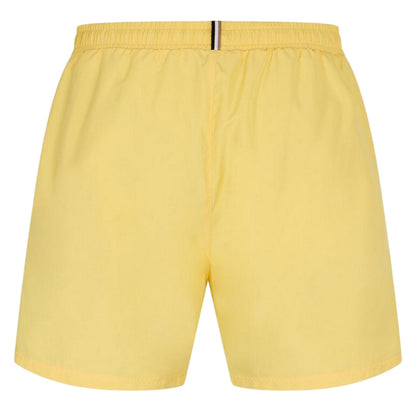 Bright Yellow - Back - Boss Mens Dolphin Swim Shorts