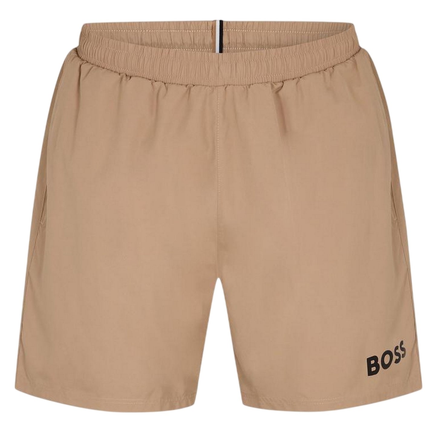 Medium Beige - Front - Boss Mens Dolphin Swim Shorts