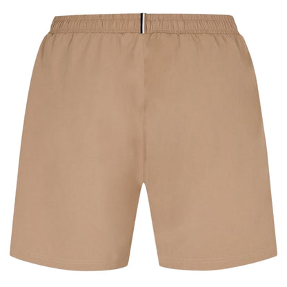 Medium Beige - Back - Boss Mens Dolphin Swim Shorts