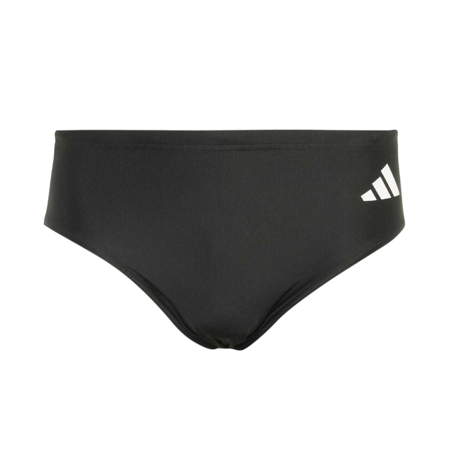 Black-White - Front - Adidas Mens 3S 3 Stripes Swimming Swim Briefs