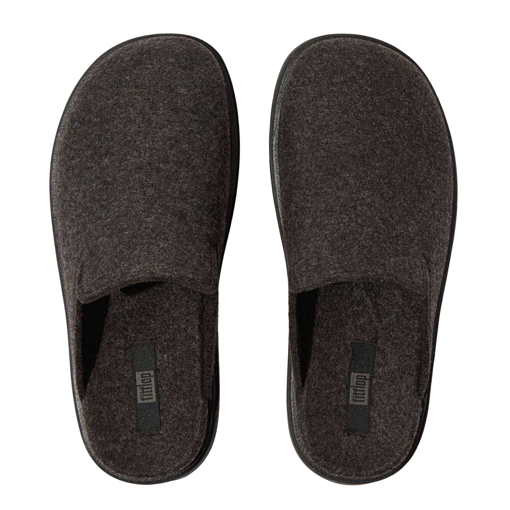 Black - Side - Fit Flop Womens-Ladies Gen-FF Suede Mules