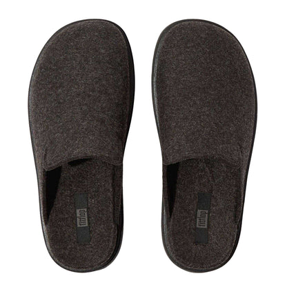 Black - Side - Fit Flop Womens-Ladies Gen-FF Suede Mules